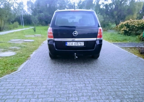 Opel Zafira cena 12600 przebieg: 256000, rok produkcji 2005 z Łęknica małe 137